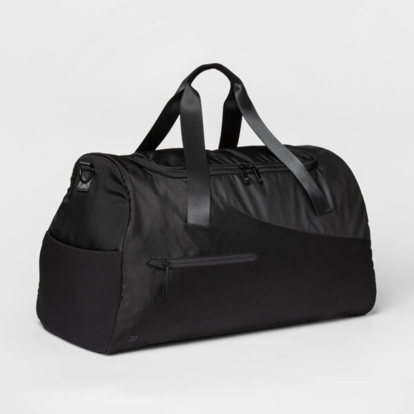 21.5" Duffel Bag Black L - All In Motion™: Water-Resistant, Lightweight Carry On - Image 2